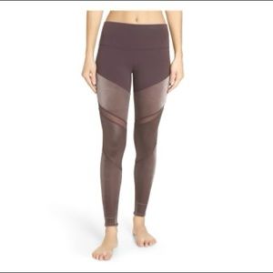 RARE Alo Yoga Sheila High Rise Velvet Leggings